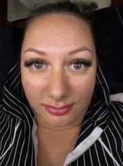 Szempilla stylist — munkafotó 4