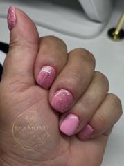 Diamond nails Tapodiné Erzsi — munkafotó 3