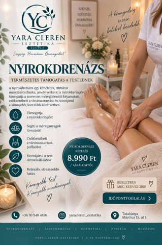 Yara Cleren Esztétika — munkafotó 1