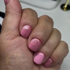Diamond nails Tapodiné Erzsi — munkafotó 3